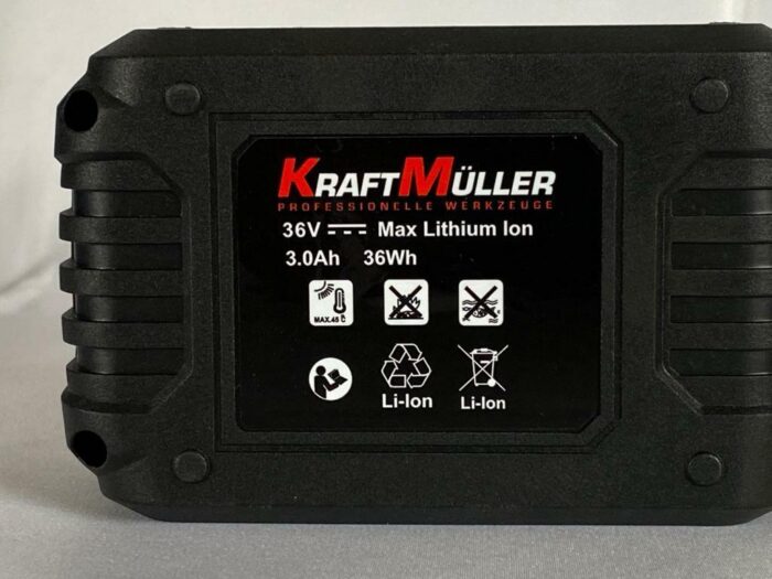 Smerigliatrice angolare Kraft muller batteria litio 36v - immagine 2