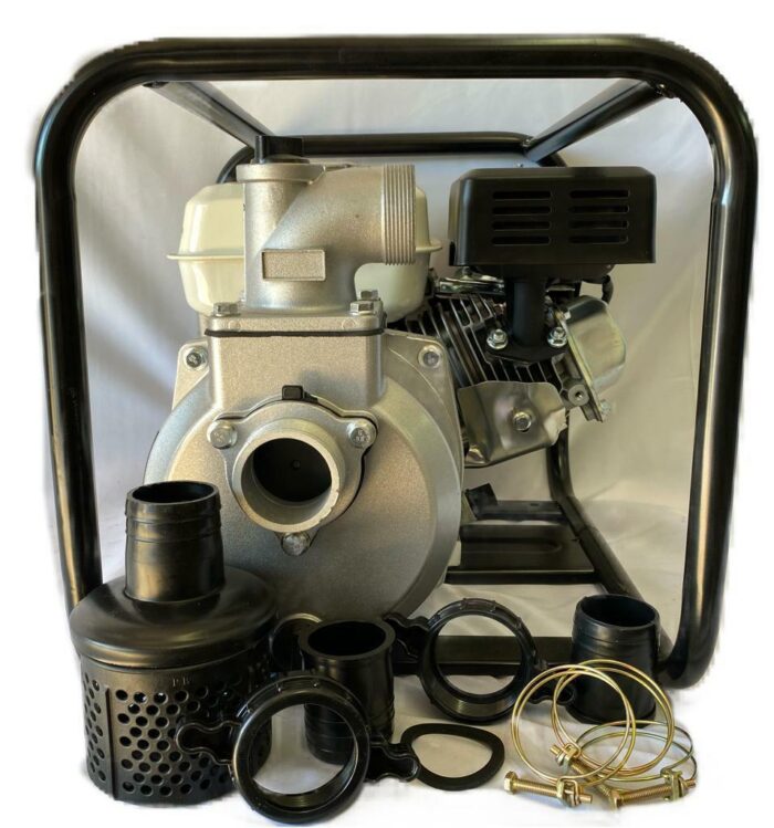Motopompa a scoppio 4 tempi 6.5 hp prevalenza 30 mt powertech - immagine 4