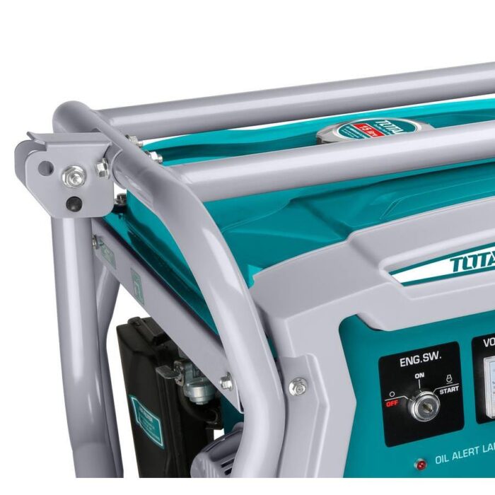 TOTAL - Generatore corrente carrellato 3,5 KW con motore a 4 tempi e avviamento elettrico - immagine 2